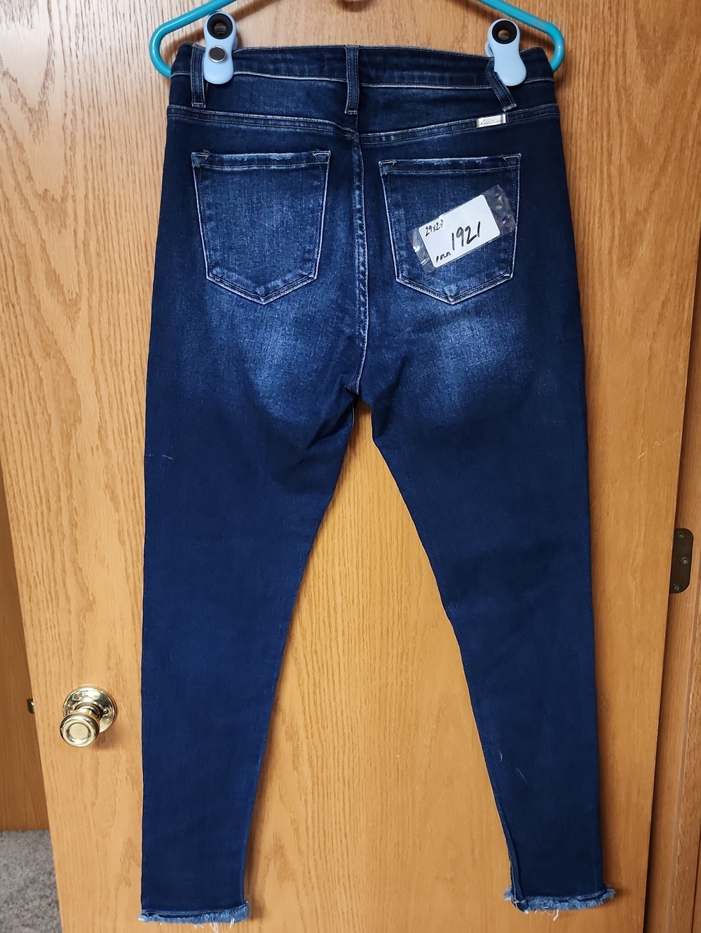 KanCan womens Skinny Jeans in Dark Blue Wash 29x29 number 1921